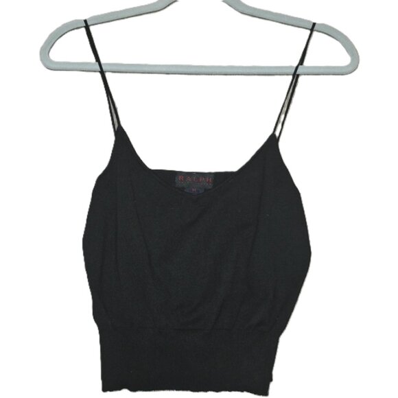 RALPH, Ralph Lauren, Silk Blend  Knit V Neck Cropped Camisole - Picture 13 of 15